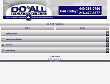 Tablet Screenshot of doitallplumbing.com